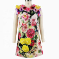 Costom Digital Floral Print Dress Sleeveless Bodycon MIni Dresses For Women